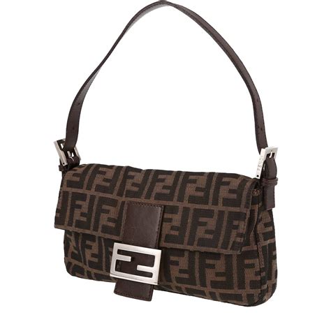 borsa marrone fendi|Baguette .